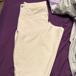 lululemon athletica Beige Skinny Jeans